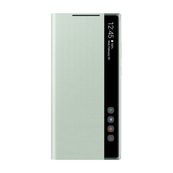 Samsung Galaxy Note 20 Clear View Cover Mint Θήκη Κινητού