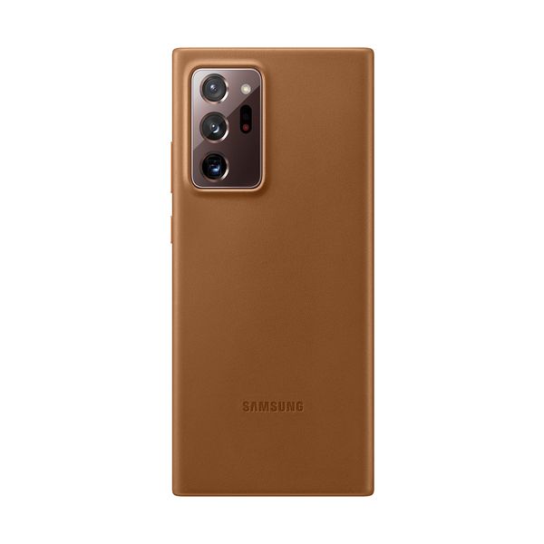 Samsung Samsung Galaxy Note 20 Ultra Leather Cover Brown Θήκη Κινητού