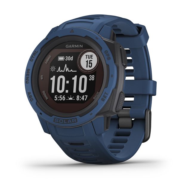 garmin instinct solar tidal blue