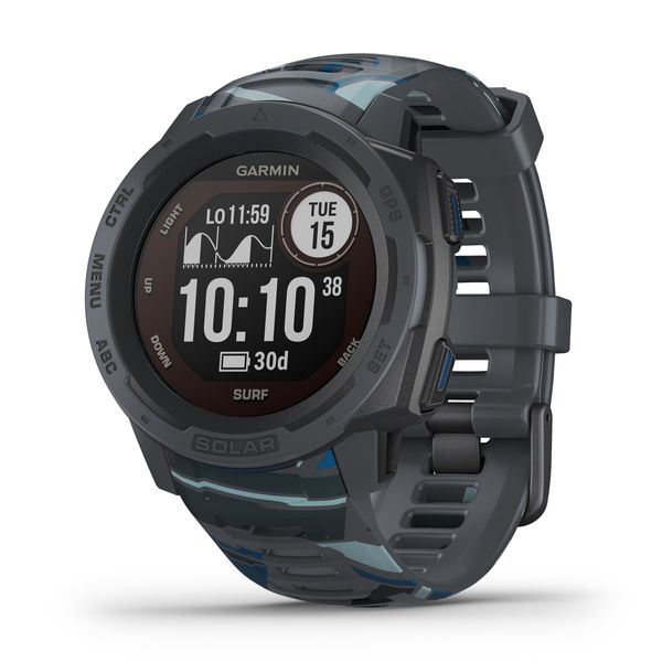 Garmin Garmin Instinct Solar Surf Edition Pipeline SmartWatch