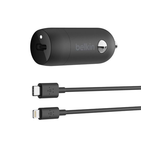 Belkin Belkin 18W USBC PD 1,2 Cable Φορτιστής Αυτοκινήτου