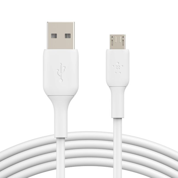 Belkin Belkin Micro-USB to USB-A Cable 1M White Καλώδιο Σύνδεσης
