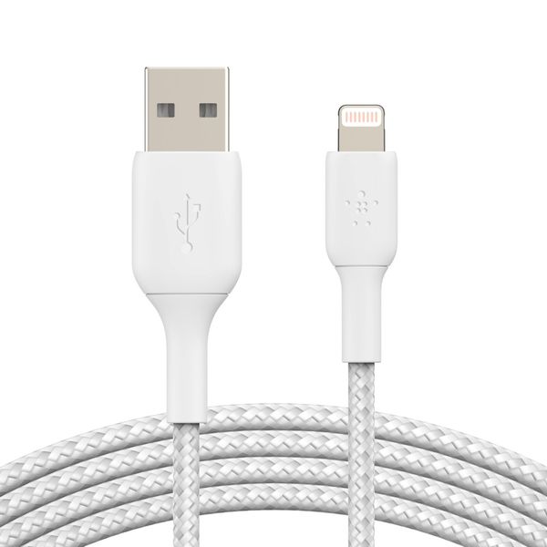 Belkin Belkin Lightning to USB-A Cable 1M White Καλώδιο Σύνδεσης