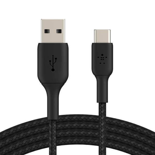 Belkin Belkin USB-A to USB-C Cable 2M Black Καλώδιο Σύνδεσης