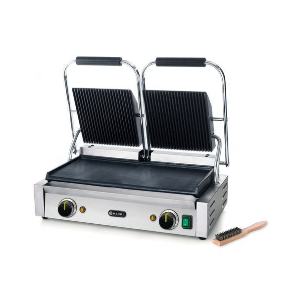 Hendi Hendi Contact Grill Double 263808 Επαγγελματικής Χρήσης Τοστιέρα