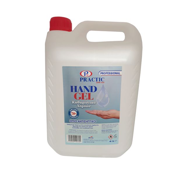 Practic Gel Χεριών 4Lt Αντισηπτικό