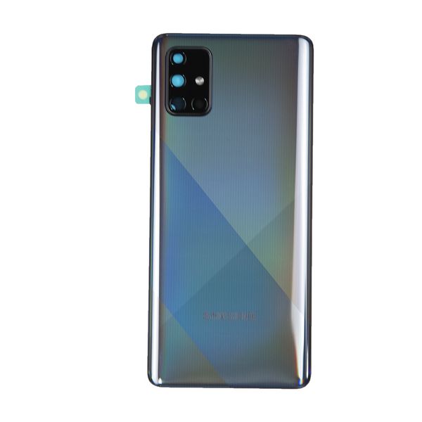 Samsung Back Cover A71 Black Ανταλλακτικό Κινητής Τηλεφωνίας