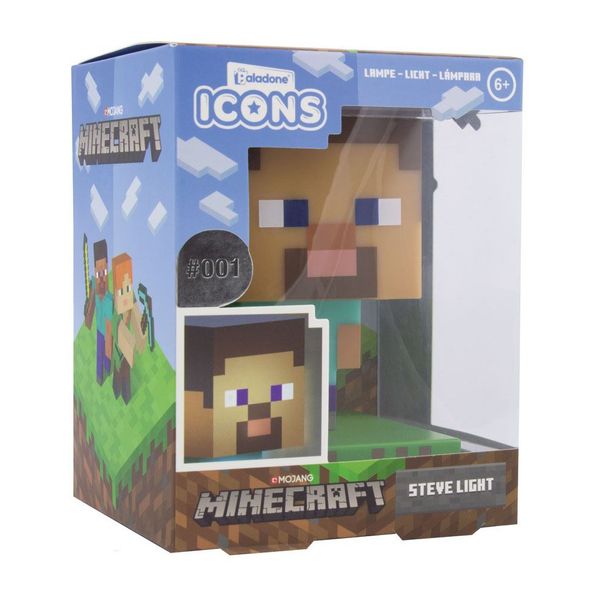 Paladone Minecraft Steve Icon Light