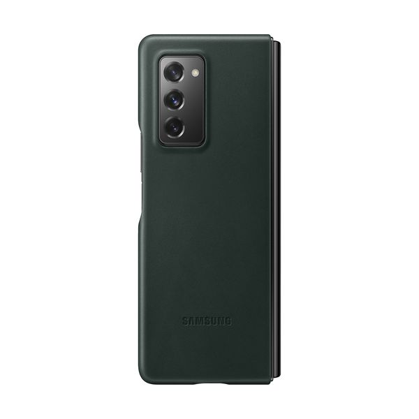 Samsung Galaxy Z Fold 2 Leather Case Green Θήκη Κινητού