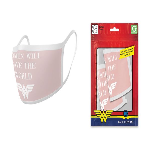 Pyramid Υφασμάτινη Wonder Woman 2 Τμχ Μάσκα