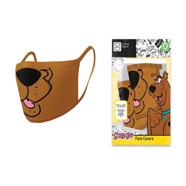 Pyramid Υφασμάτινη Scooby Doo 2 Τμχ Μάσκα