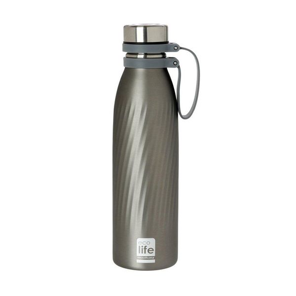 Ecolife Ecolife Thermos 500ml Family Cool Grey Παγούρι