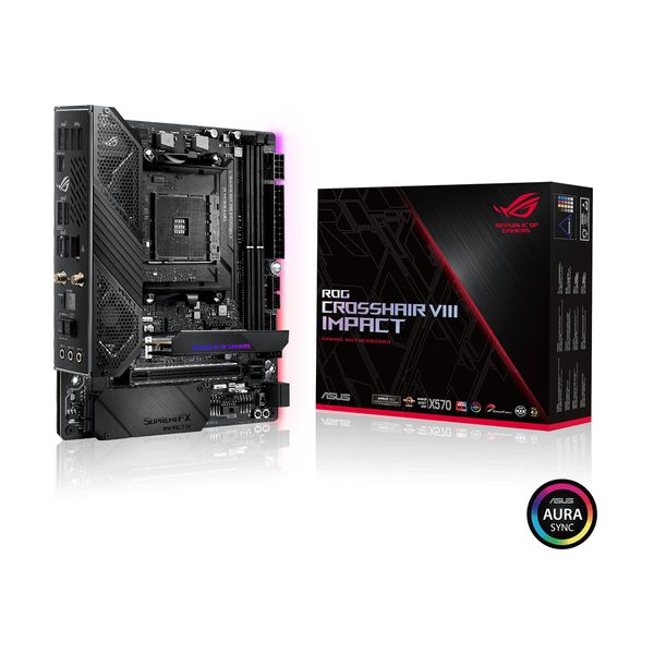 Asus ROG X570 Crosshair VIII Impact Μητρική Η/Υ