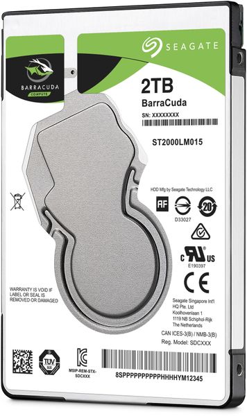 Seagate BarraCuda 2ΤΒ - ST2000LM015 HDD Εσωτερικός Σκληρός Δίσκος