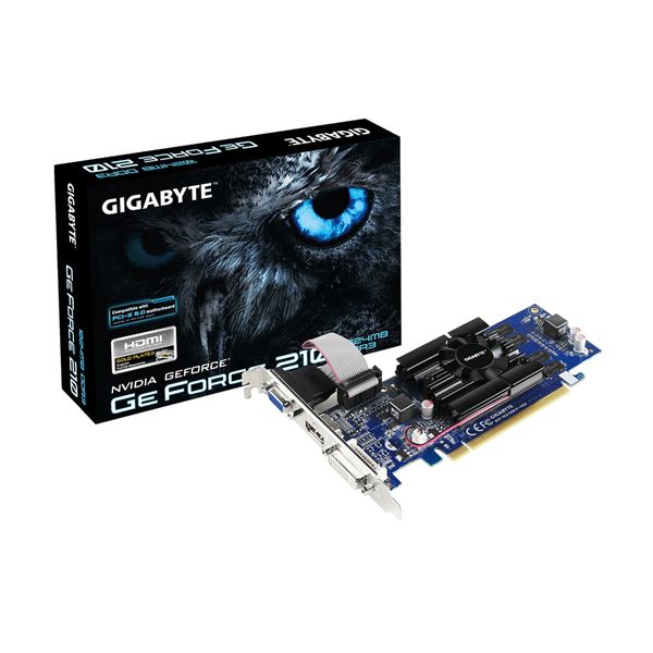 Gigabyte GeForce GV N210D3 1GI (rev. 6.0/6.1) Κάρτα Γραφικών