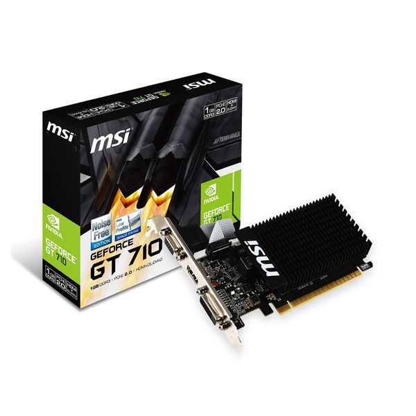 MSI GeForce GT710 1GD3H LP 1GB Κάρτα Γραφικών
