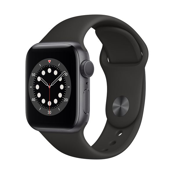 Apple Watch Series 6 40mm Space Grey Black Sportband SmartWatch