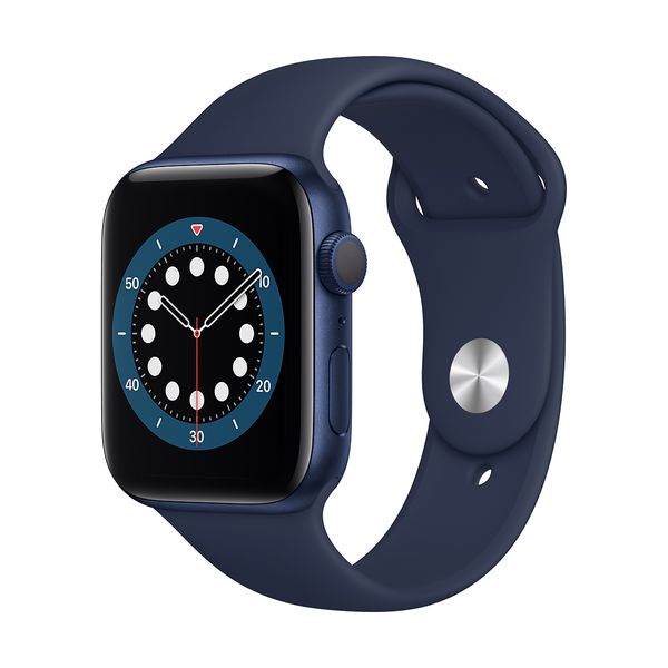 Apple Watch Series 6 44mm Blue Deep Navy Sportband SmartWatch