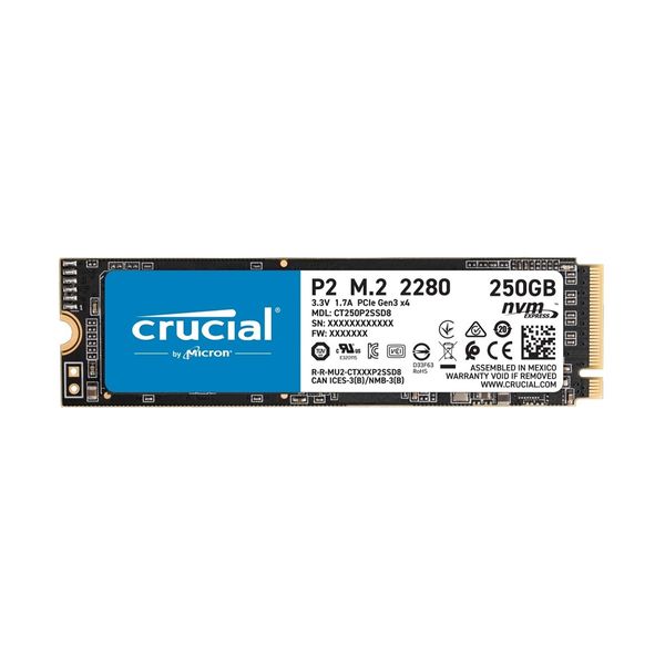 Crucial P2 M.2 PCIE 3.0 X4 250GB Εσωτερικός SSD