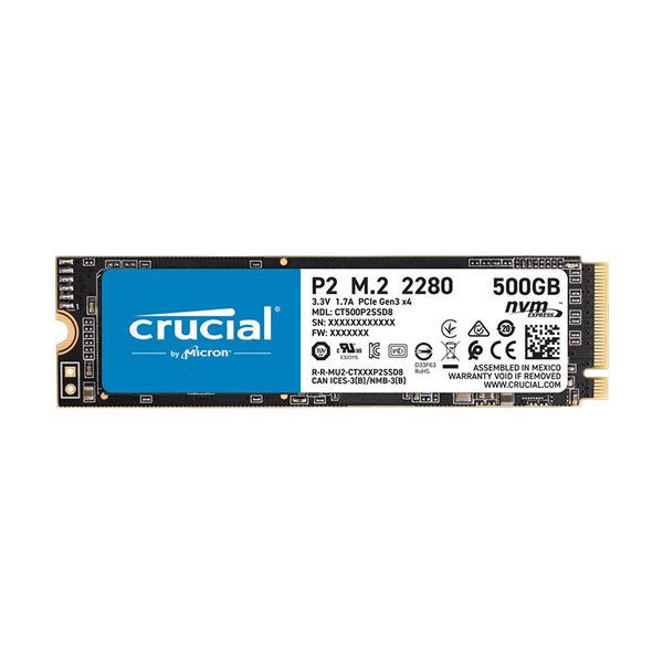 Crucial P2 M.2 PCIE 3.0 X4 500GB