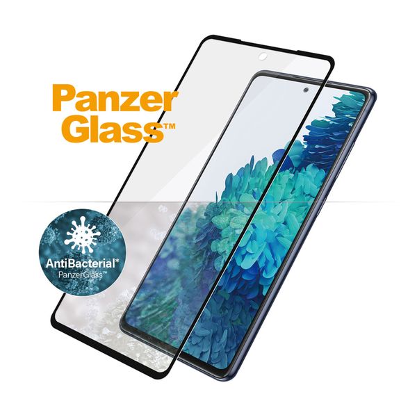 PanzerGlass PanzerGlass Samsung Galaxy S20 FE Glass Black Antibacterial Προστατευτικό Οθόνης