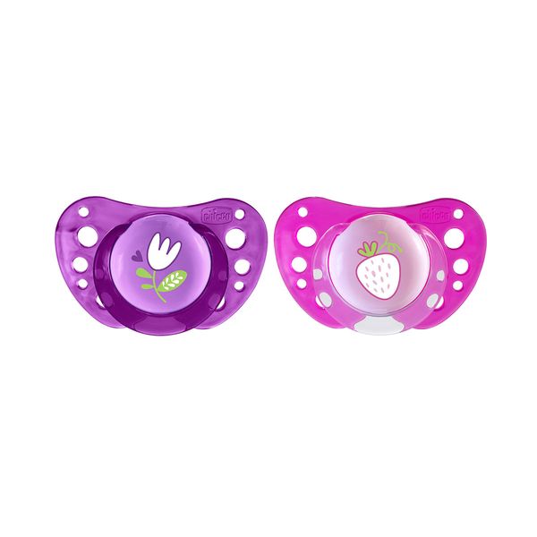 Chicco Chicco Physio Air 16-36Μ+ Ροζ (2 Τμχ) Πιπίλα