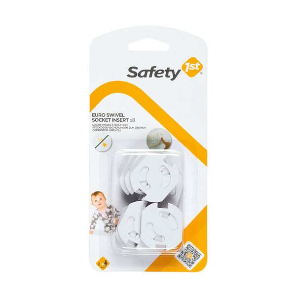 Safety 1st Ασφάλεια Πρίζας Περιστρεφόμενη (8 Τμχ)