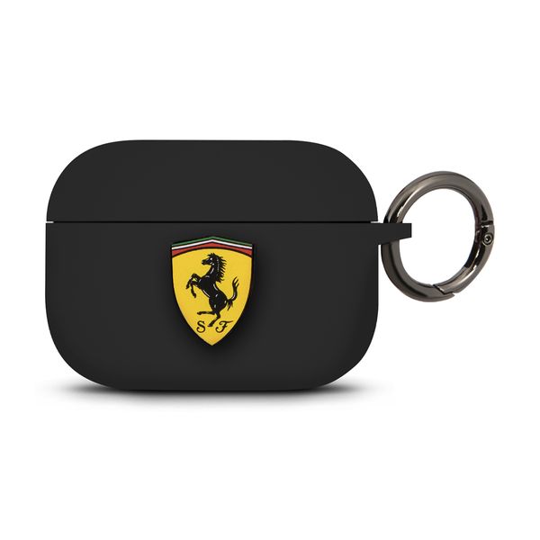 Ferrari Ferrari Silicone Case AirPods 1&2 Black Θήκη