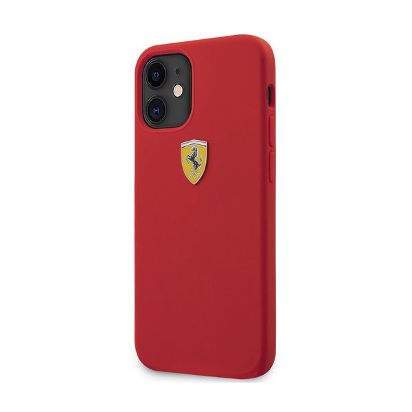 Ferrari Ferrari iPhone 12 Mini Silicone Cover Red Θήκη Κινητού
