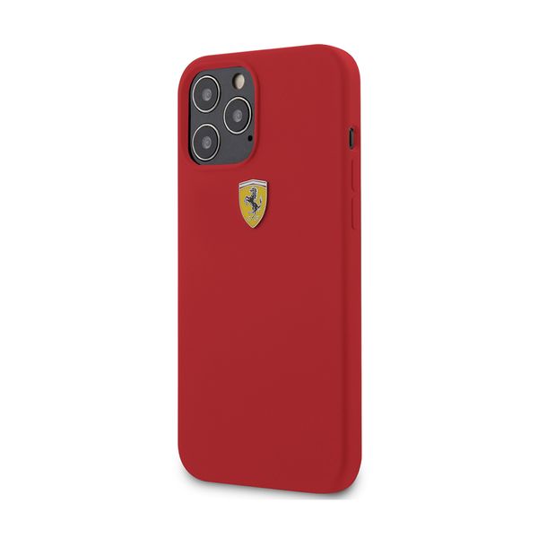 Ferrari Ferrari iPhone 12 Pro Max Silicone Cover Red Θήκη Κινητού