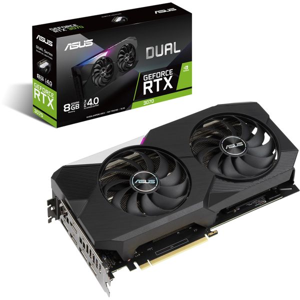 Asus Asus GeForce RTX 3070 Dual 8GB Κάρτα Γραφικών