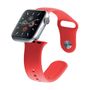 Cellular Line Apple Watch Silicone 42 - 45 mm Red