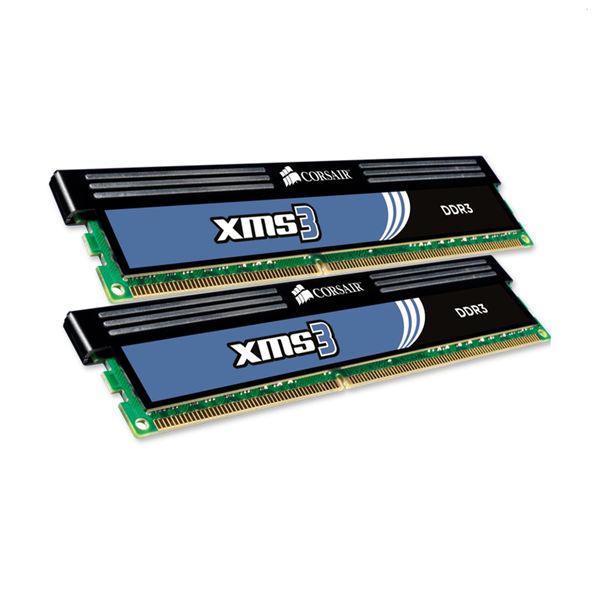 Corsair Corsair XMS3 2GB DDR3-1333MHz CL9 (TW3X4G1333C9A) x2 Μνήμη RAM