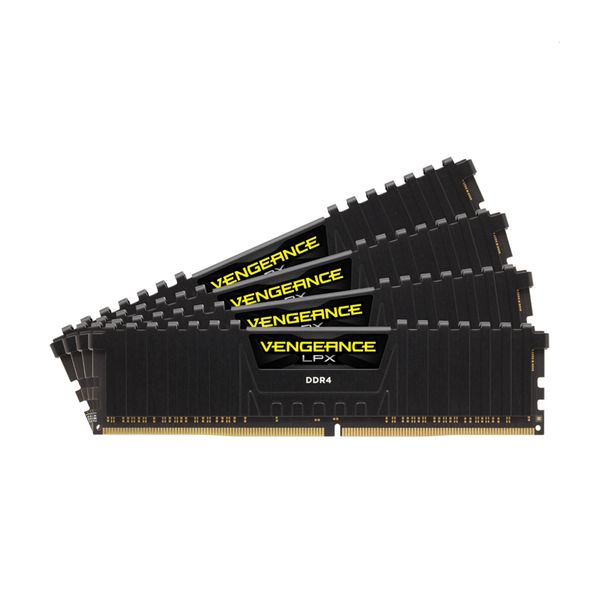 Corsair Corsair Vengeance LPX Black 4GB DDR4-2133MHz (CMK16GX4M4A2133C13) x4 Μνήμη RAM