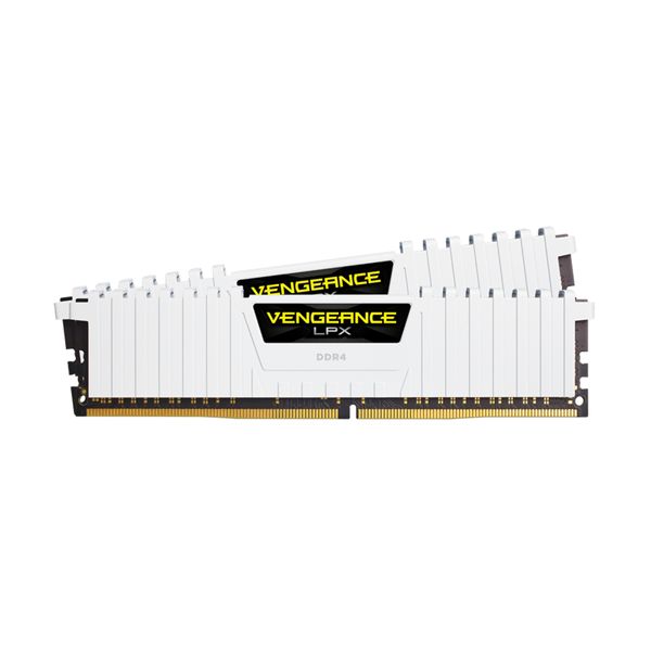 Corsair Corsair Vengeance LPX White 8GB DDR4 DRAM 2666MHz C16 (CMK16GX4M2A2666C16W) x2 Μνήμη RAM