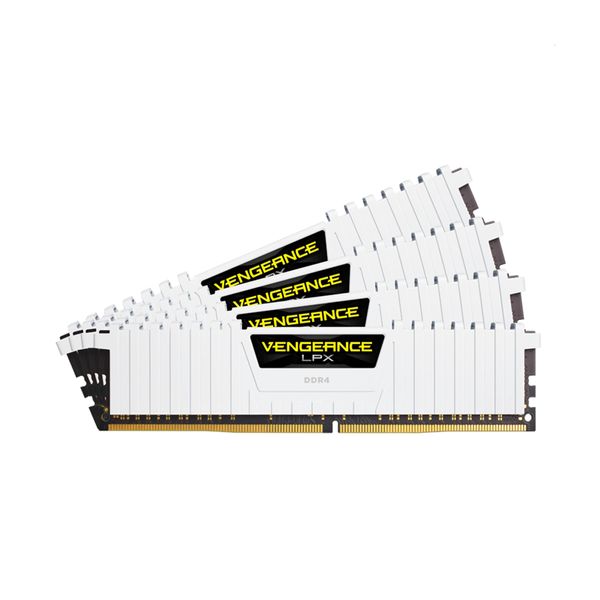 Corsair Corsair Vengeance LPX White 16GB DDR4-2666 MHz (CMK64GX4M4A2666C16W) x4 Μνήμη RAM