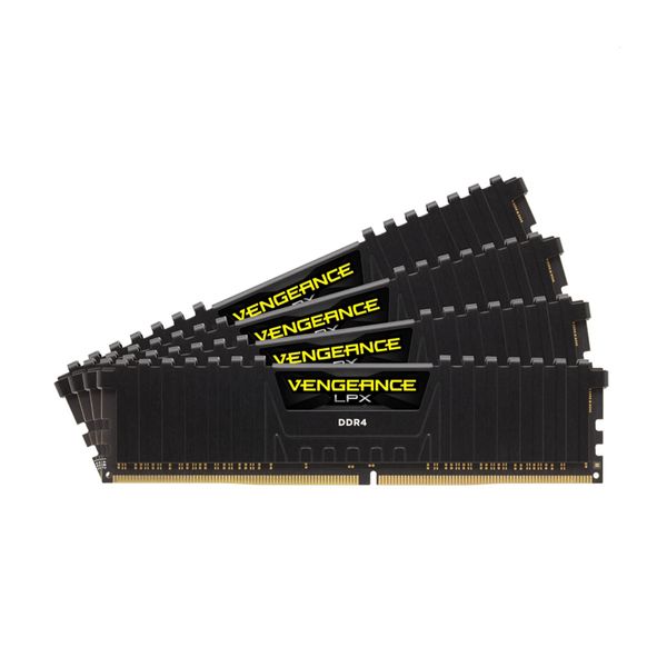 Corsair Corsair Vengeance LPX 4GB DDR4-2666MHz C16 (CMK16GX4M4A2666C16) x4 Μνήμη RAM