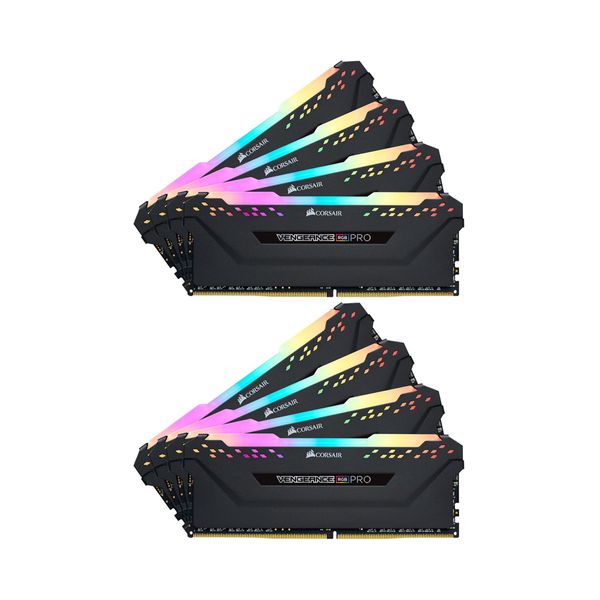 Corsair Corsair Vengeance RGB Pro 8GB DDR4-2666MHz C16 (CMW64GX4M8A2666C16) x8 Μνήμη RAM