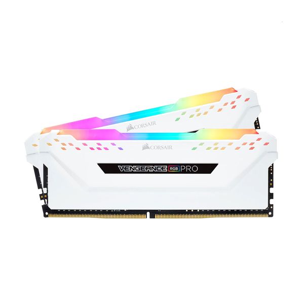 Corsair Corsair Vengeance RGB Pro 16GB DDR4-3000MHz CL15 (CMW32GX4M2C3000C15W) Μνήμη RAM