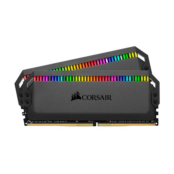 Corsair Corsair Dominator Platinum RGB 8GB DDR4-3000MHz C15 (CMT16GX4M2C3000C15) x2 Μνήμη RAM