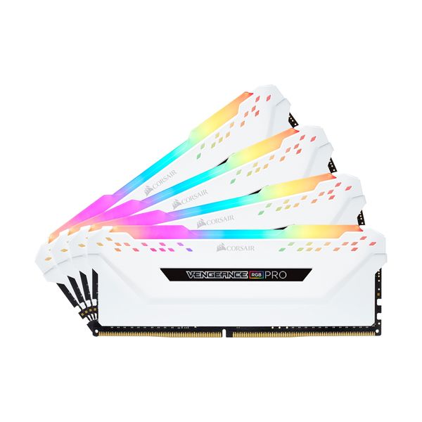 Corsair Corsair Vengeance RGB Pro 8GB DDR4-3000MHz C15 (CMW32GX4M4C3000C15W) x4 Μνήμη RAM