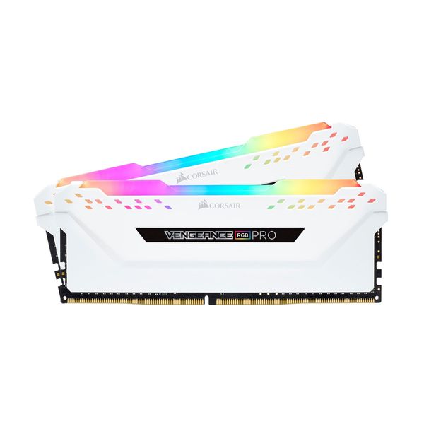 Corsair Corsair Vengeance RGB Pro 16GB DDR4-3200MHz CL16 (CMW32GX4M2C3200C16W) χ2 Μνήμη RAM