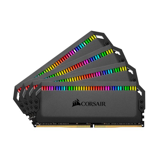 Corsair Corsair Dominator Platinum RGB 16GB DDR4-3200ΜΗz C16 (CMT64GX4M4C3200C16) x4 Μνήμη RAM