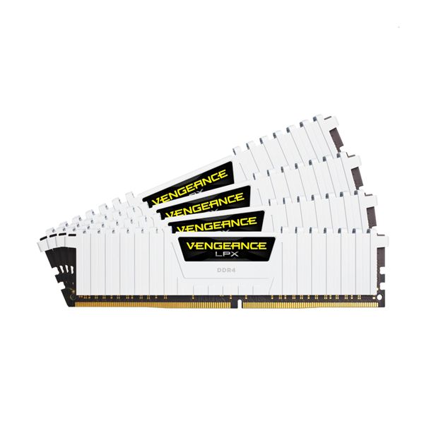 Corsair Corsair Vengeance LPX White 8GB DDR4-3200MHz C16 (CMK32GX4M4B3200C16W) x4 Μνήμη RAM