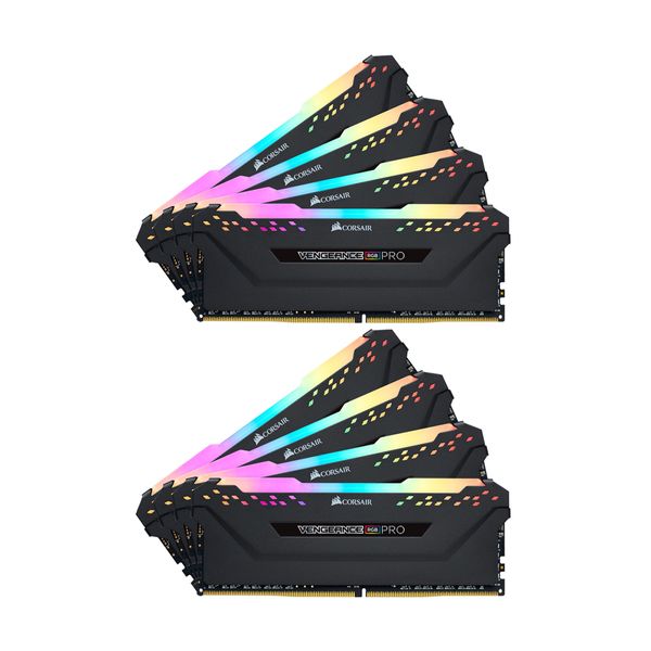 Corsair Corsair Vengeance RGB Pro 8GB DDR4-3200MHz C16 (CMW64GX4M8C3200C16) x8 Μνήμη RAM