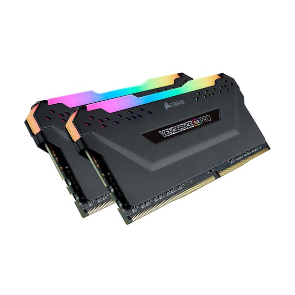 Corsair Corsair Vengeance RGB Pro 16GB DDR4-2933MHz C16 (CMW32GX4M2Z2933C16) x2 Μνήμη RAM