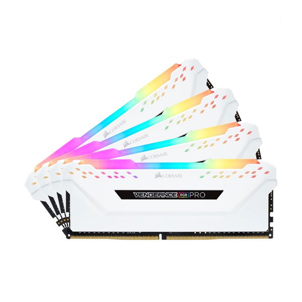 Corsair Corsair Vengeance RGB Pro 8GB DDR4-3600MHz C18 (CMW32GX4M4C3600C18W) x4 Μνήμη RAM