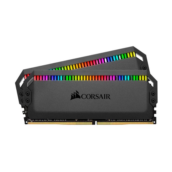 Corsair Corsair Dominator Platinum RGB 16GB DDR4-4000MHz CL19 (CMT32GX4M2K4000C19) x2 Μνήμη RAM