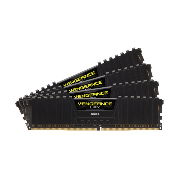 Corsair Corsair Vengeance LPX Black 16GB DDR4-4000MHz C18 DIMM x4 Μνήμη RAM