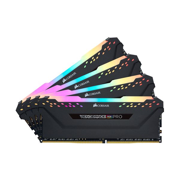 Corsair Corsair Vengeance Pro RGB 32GB DDR4-4000MHz C19 (CMW32GX4M4k4000C19) x4 Μνήμη RAM